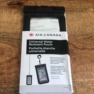 Air Canada universal water resistant pouch .